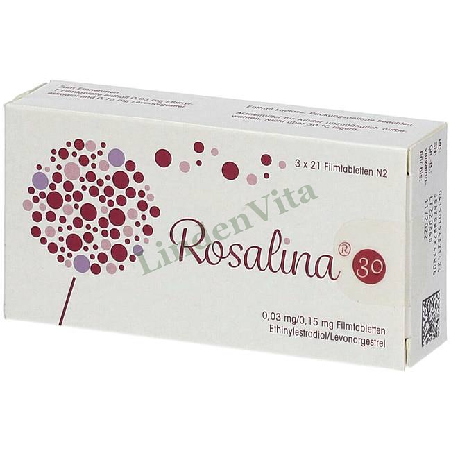 Розалина / Rosalina - Левоноргестрел + Этинилэстрадиол — упаковка препарата