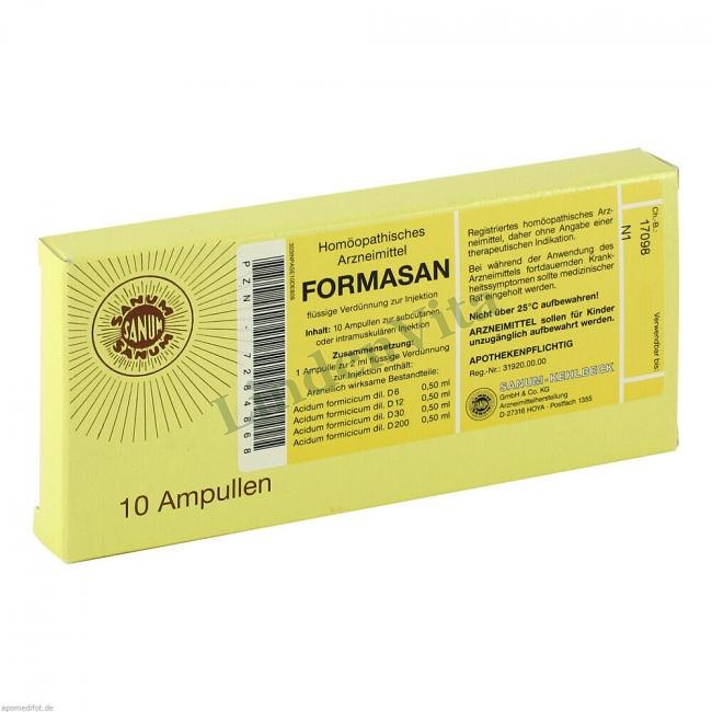 Формасан / Formasan — упаковка препарата