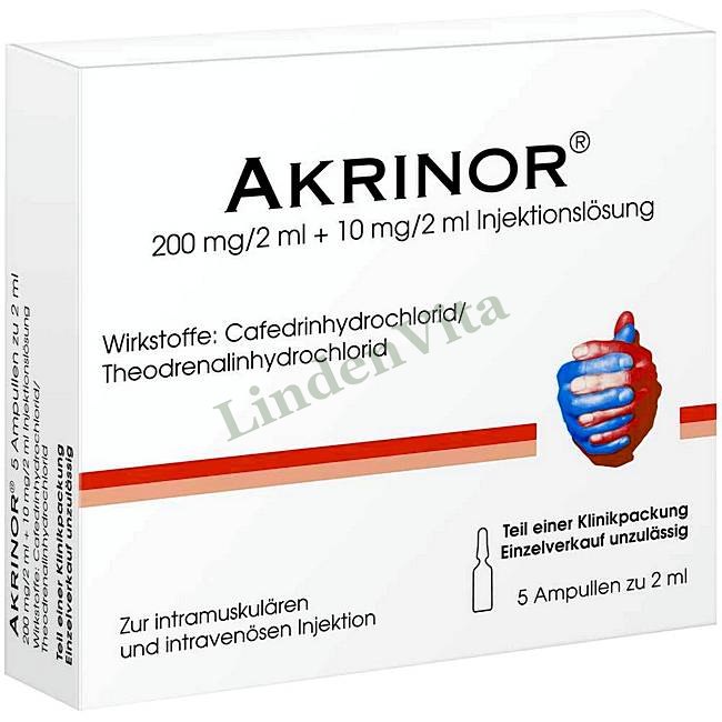 Акрінор / Akrinor — упаковка препарату