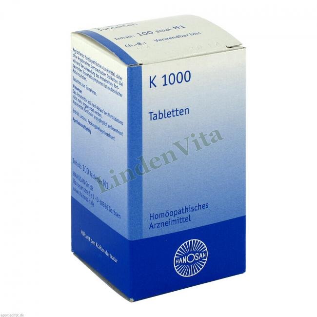 К 1000 / K 1000 — упаковка препарату