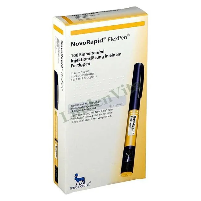 Новорапід / Novorapid - Інсулін аспарт — упаковка препарату