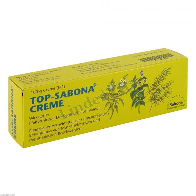 Топ Сабона / Top Sabona - Розмаринова олія — упаковка препарату