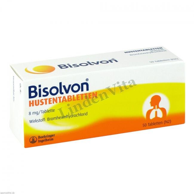 Бисольвон / Bisolvon - Бромгексин — упаковка препарата