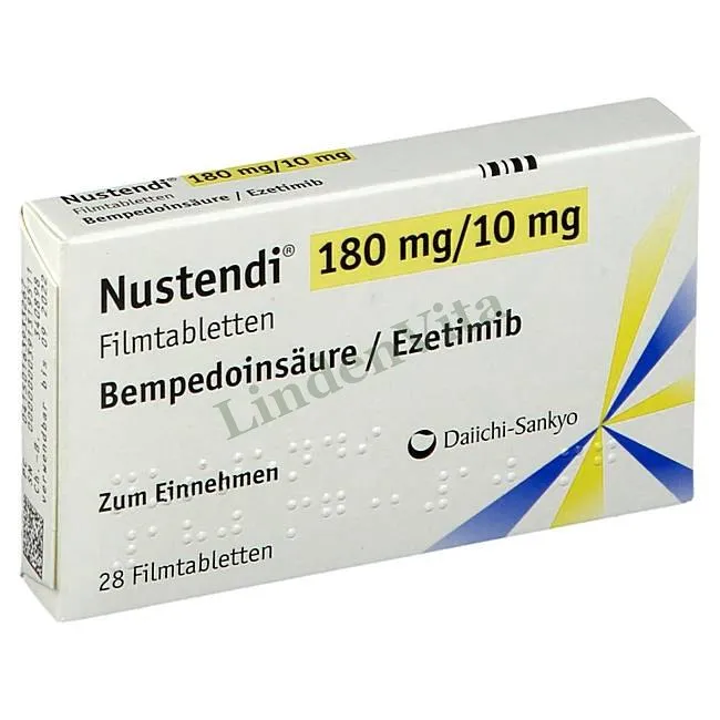 Нустенди / Nustendi - Бемпедоевая кислота Эзетимиб — упаковка препарата