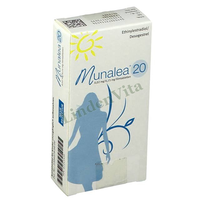 Муналі / Munalea - Дезогестрел + Етинілестрадіол — упаковка препарату