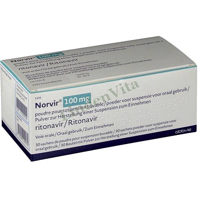 Норвір / Norvir - Ритонавір — упаковка препарату