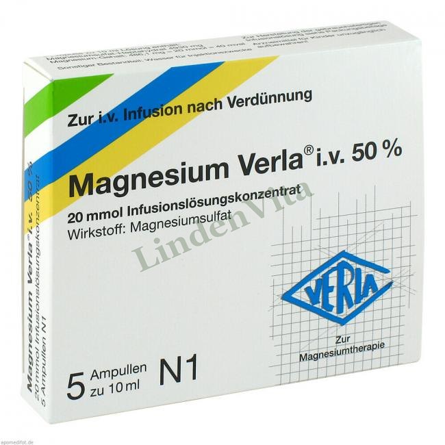 Магнезиум Верла / Magnesium Verla - Магния сульфат / Витамины и минералы — упаковка препарата