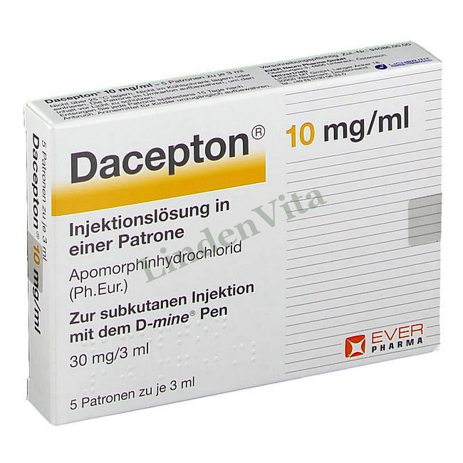 Дацептон / Dacepton - Апоморфин — упаковка препарата