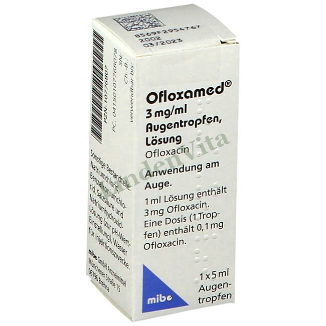 Офлоксамед / Ofloxamed - Офлоксацин — упаковка препарата