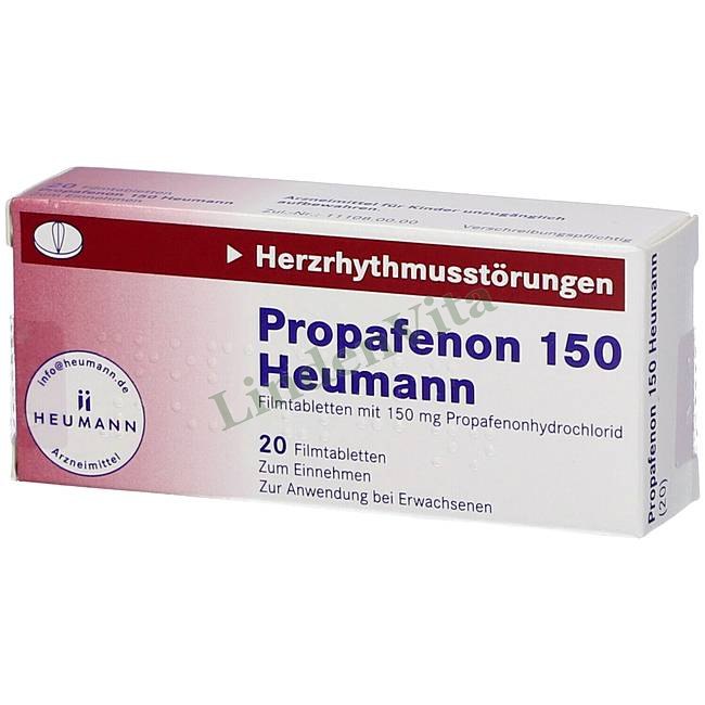Пропафенон / Propafenon - Пропафенон — упаковка препарату
