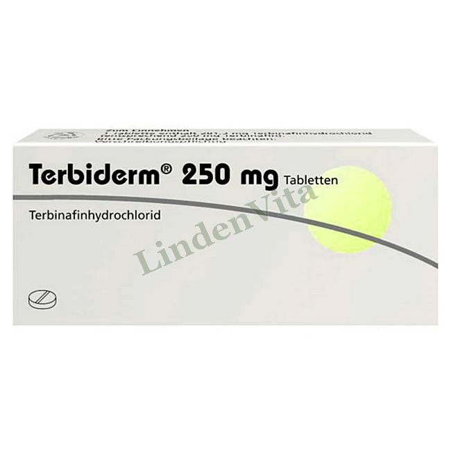 Тербідерм / Terbiderm - Тербінафін — упаковка препарату