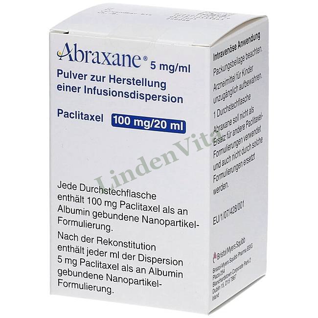 Абраксан / Abraxane - Паклітаксел — упаковка препарату