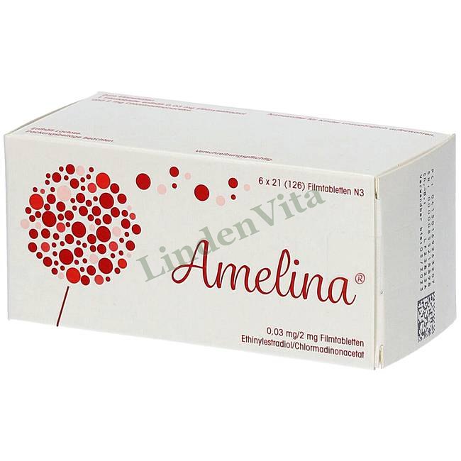 Амелина / Amelina - Хлормадинон + Этинилэстрадиол — упаковка препарата