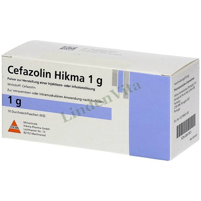 Цефазолин / Cefazolina - Цефазолин — упаковка препарата
