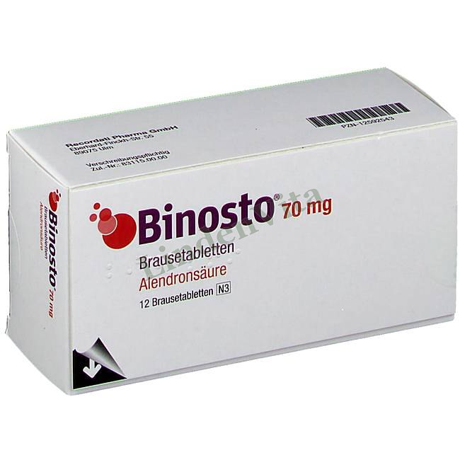 Биносто / Binosto - Алендроновая кислота — упаковка препарата