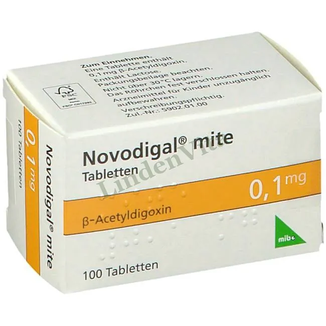 Новодигал / Novodigal - Ацетилдигоксин — упаковка препарата