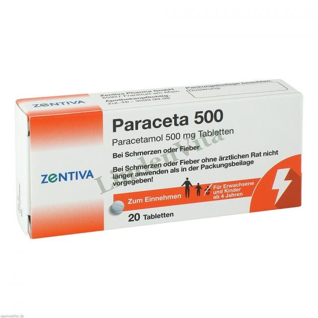 Парацета / Paraceta - Парацетамол — упаковка препарата