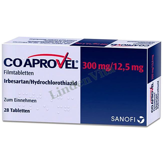 Коапровель / Coaprovel - Ірбесартан + Гідрохлоротіазид / Від тиску — упаковка препарату
