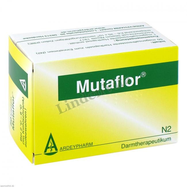 Мутафлор / Mutaflor - Escherichia coli штам Nissle 1917 / Шлунок і травлення — упаковка препарату