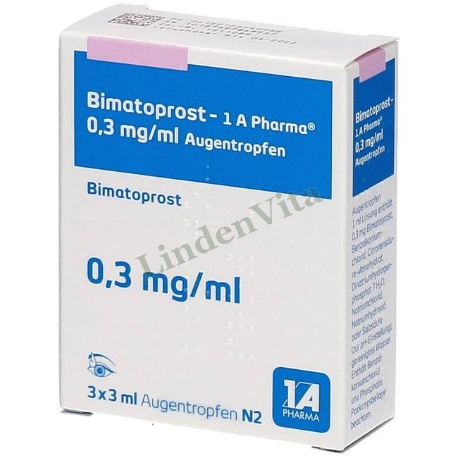 Біматопрост / Bimatoprost - Біматопрост / Очі та вуха — упаковка препарату