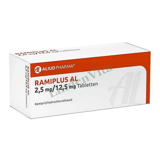 Рамиплюс / Ramiplus - Рамиприл + Гидрохлоротиазид — упаковка препарата