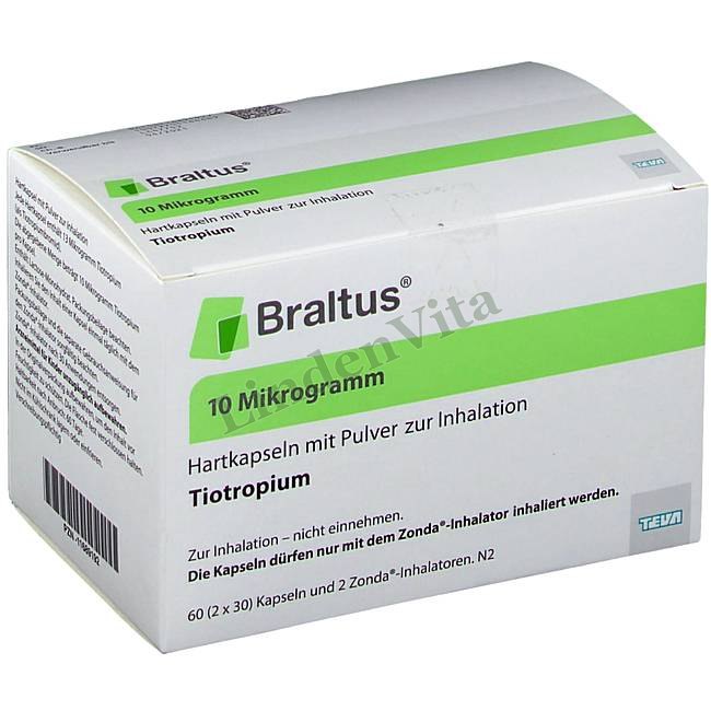 Бралтус / Braltus - Тіотропію бромід — упаковка препарату