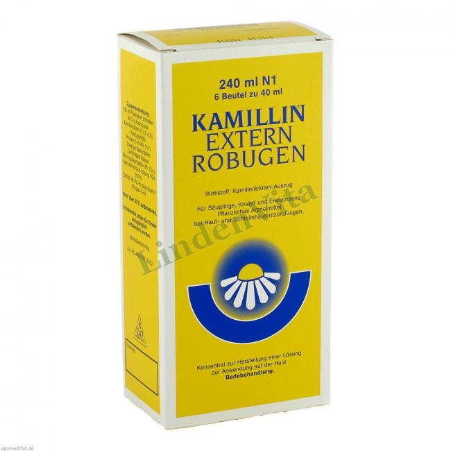 Камиллин / Kamillin - Экстракт цветков ромашки / Кожные заболевания — упаковка препарата