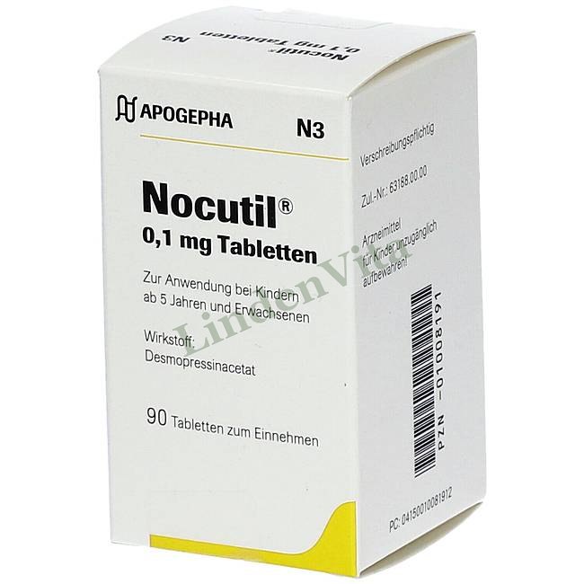 Нокутил / Nocutil - Десмопрессин — упаковка препарата