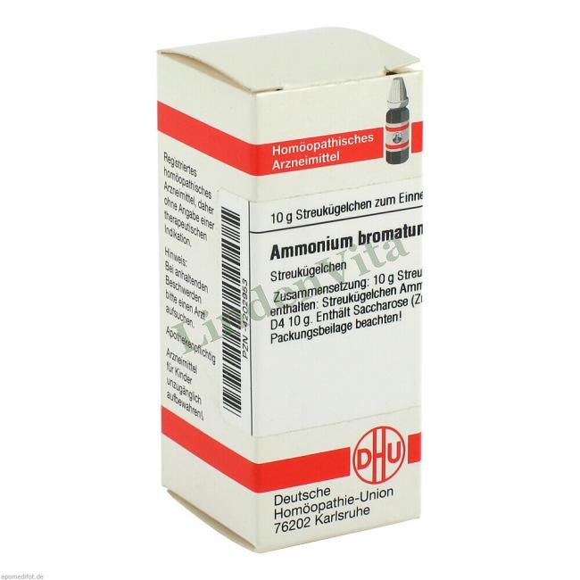 Амоніум Броматум / Ammonium Bromatum — упаковка препарату