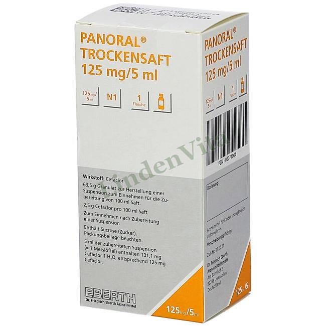 Панорал / Panoral - Цефаклор — упаковка препарата