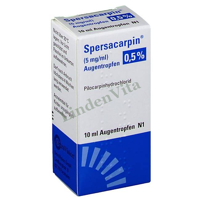 Сперсакарпін / Spersacarpin - Пілокарпін — упаковка препарату