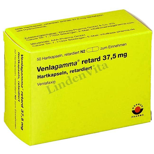 Венлагамма / Venlagamma - Венлафаксин — упаковка препарату