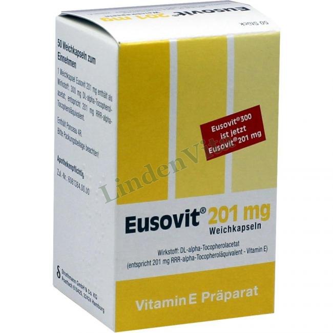 Эусовит / Eusovit - Витамин E (Токоферол) — упаковка препарата