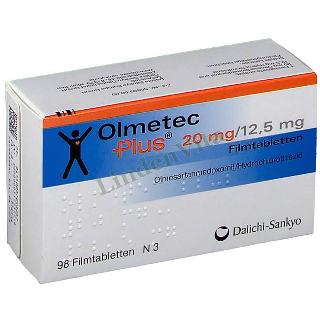 Олметек / Olmetec - Олмесартан + Гідрохлоротіазид / Від тиску — упаковка препарату