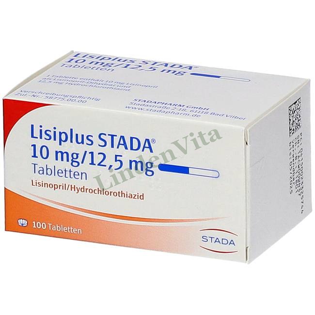 Лизиплюс / Lisiplus - Лизиноприл + Гидрохлоротиазид — упаковка препарата