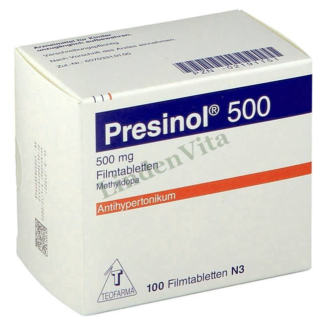 Пресинол / Presinol - Метилдопа — упаковка препарата