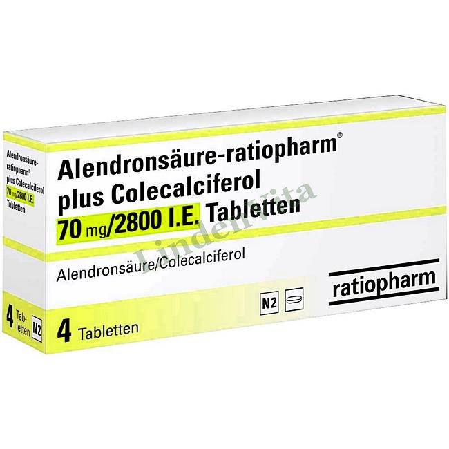 Алендронсаур / Alendronsaure - Алендронова кислота Колекальциферол / Суглоби та кістки — упаковка препарату