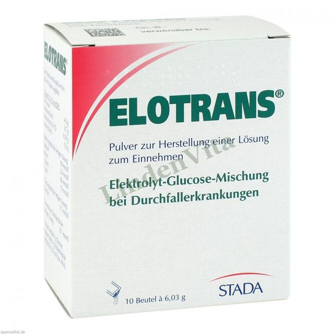 Елотранс / Elotrans - Електроліти — упаковка препарату