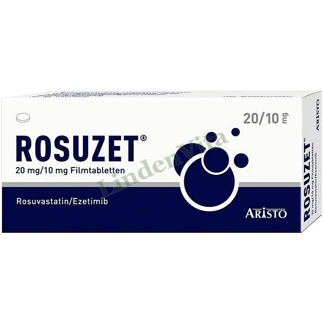 Росузет / Rosuzet - Розувастатин + Езетиміб — упаковка препарату