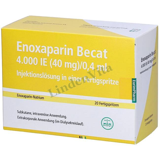 Эноксапарин / Enoxaparina - Эноксапарин — упаковка препарата