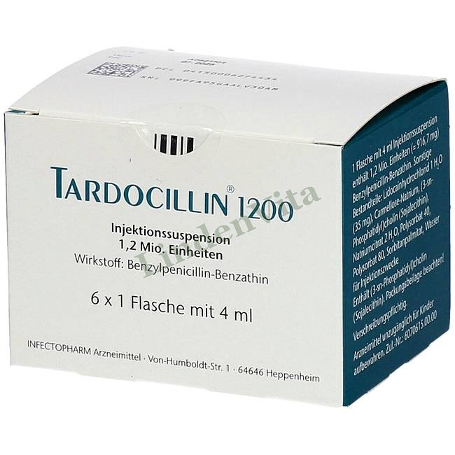 Тардоциллин / Tardocillin - Бензилпенициллин-бензатин — упаковка препарата