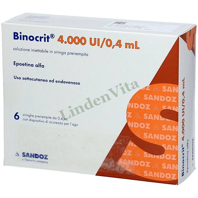Бінокрит / Binocrit - Еритропоетин — упаковка препарату