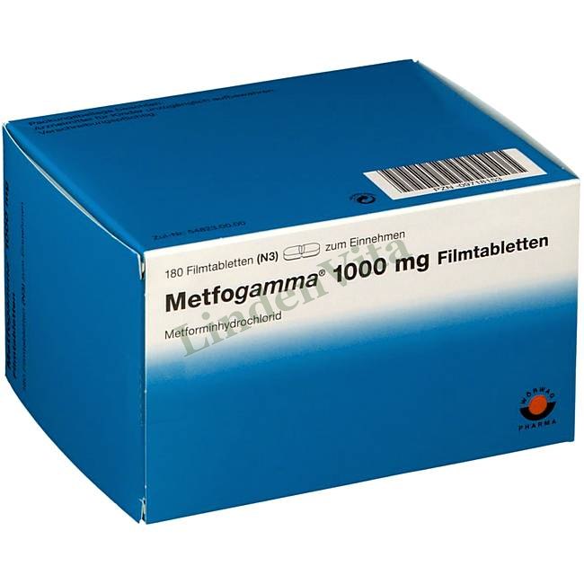 Метфогамма / Metfogamma - Метформин — упаковка препарата