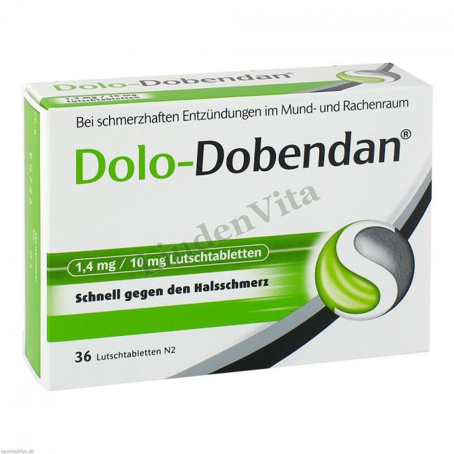 Доло Добендан / Dolo Dobendan - Цетилпиридиний — упаковка препарата