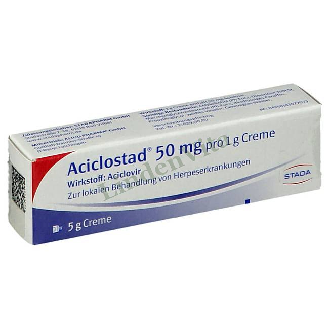 Ациклостад / Aciclostad - Ацикловир / Кожные заболевания — упаковка препарата