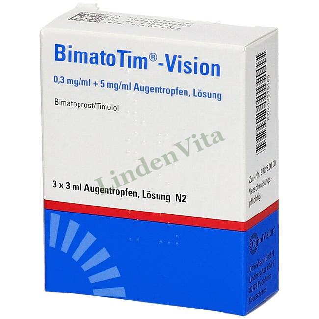 Біматотим / Bimatotim - Тимолол + Біматопрост — упаковка препарату