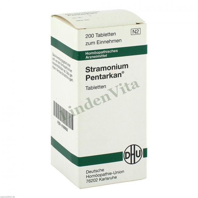 Страмоніум Пентаркан / Stramonium Pentarkan — упаковка препарату