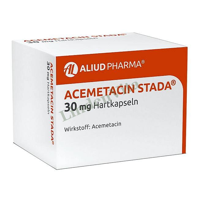 Ацеметацин / Acemetacin - Ацеметацин — упаковка препарата
