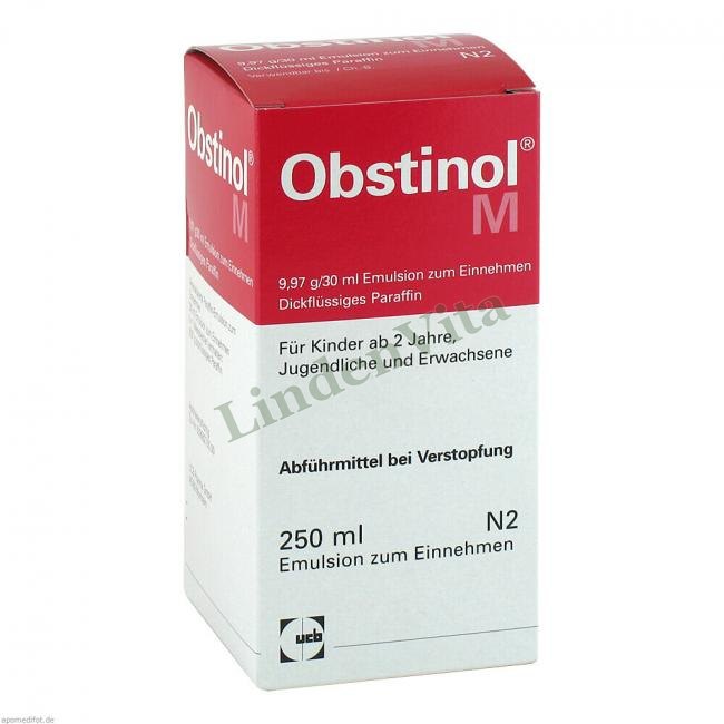 Обстинол / Obstinol - Жидкий парафин — упаковка препарата