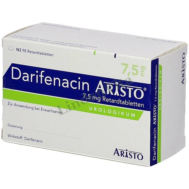 Дарифенацин / Darifenacin - Дарифенацин — упаковка препарата